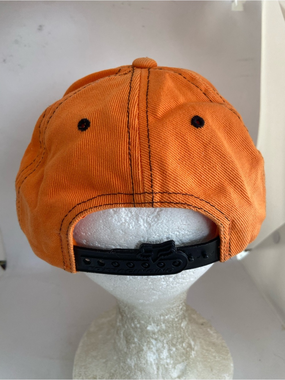 Fox Racing Orange Logo Baseball Cap SnapBack hat - Picture 4 of 8